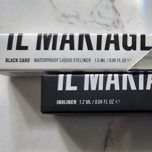 (2) *NEW IN BOX* IL MAKIAGE Black Card & Inkliner waterproof liquid eyeliners